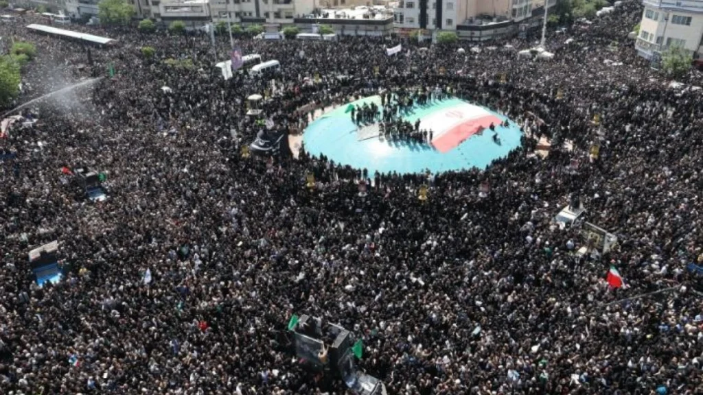 Thousands bid farewell to Iran’s Raisi ahead of burial