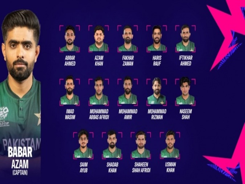 Pakistan T20 World Cup 2024 squad