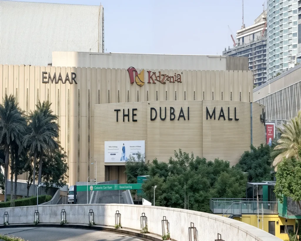 Dubai Mall near town square